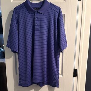 Callaway Men's Blue Striped Polo Shirt